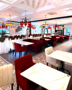 Home inside restaurant